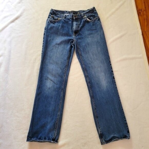 John Varvatos Men's Medium Wash Straight Leg Jeans Size 34R - Picture 2 of 10